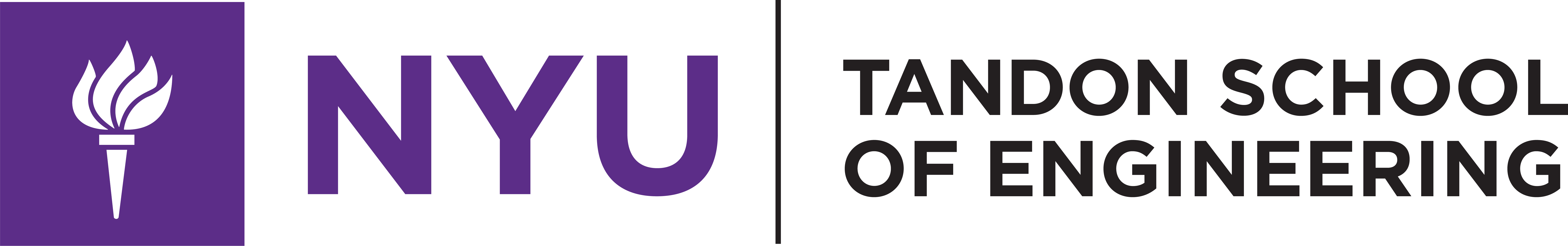 NYU Tandon School of Engineering Long Color Logo